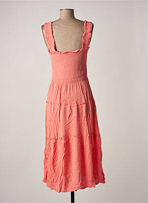 Robe mi-longue sans manche sans manche rose VERO MODA femme