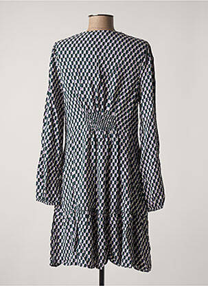 Robe mi-longue manches longues manches longues vert B.YOUNG femme