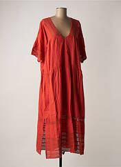 Robe longue orange CHICOSOLEIL pour femme seconde vue