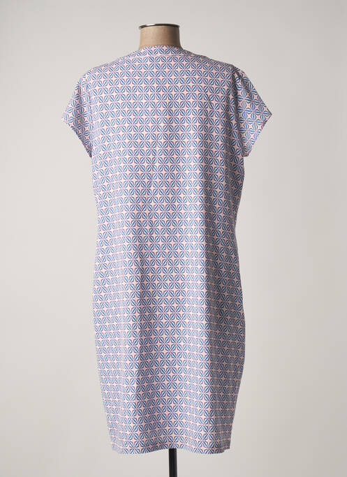 Robe mi-longue bleu SIGNE NATURE pour femme