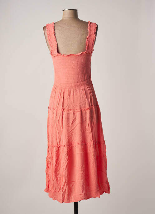 Robe mi-longue rose VERO MODA pour femme