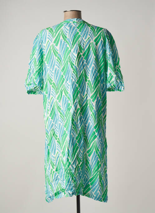 Robe mi-longue vert SIGNE NATURE femme