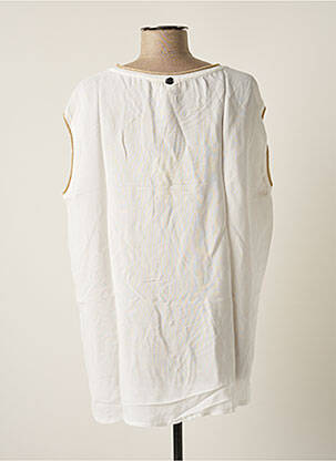 Top manches courtes manches courtes blanc BSB femme