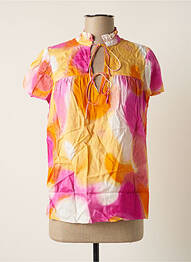 Blouse manches courtes manches courtes rose B.YOUNG femme
