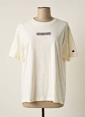 T-shirt beige CHAMPION pour femme seconde vue