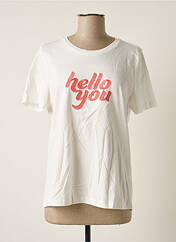 T-shirt blanc VERO MODA pour femme seconde vue