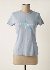 T-shirt bleu CALVIN KLEIN pour femme seconde vue