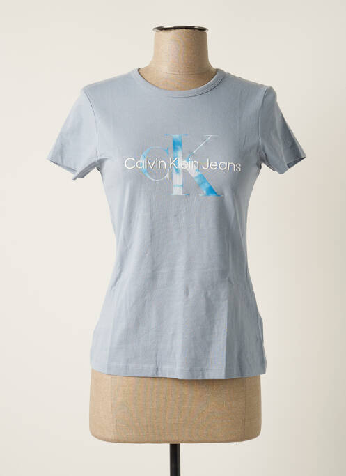 T-shirt bleu CALVIN KLEIN pour femme