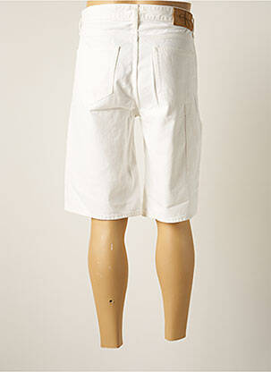 Bermuda multipoches taille haute blanc CALVIN KLEIN homme