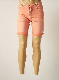 Bermuda multipoches taille normale orange LE TEMPS DES CERISES homme