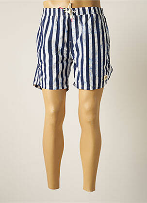 Short de bain tissage imperméable bleu SCOTCH & SODA homme