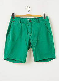 Short tissage popeline taille normale vert SCOTCH & SODA homme
