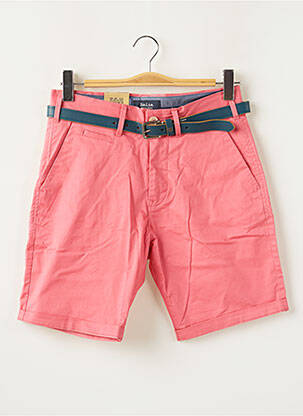 Bermuda coupe droite taille normale rose SALSA homme