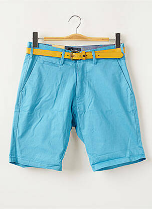 Bermuda tissage popeline taille normale bleu SALSA homme
