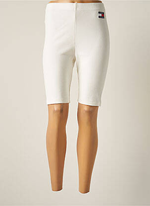 Cycliste taille haute taille haute blanc TOMMY HILFIGER femme