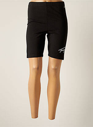 Cycliste tissage jersey taille haute noir TOMMY HILFIGER femme