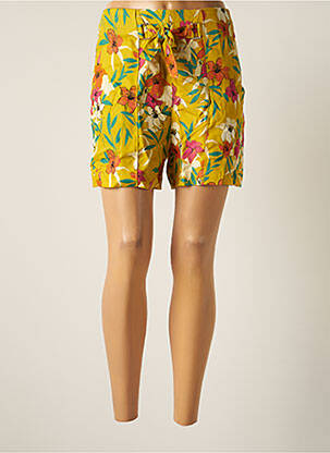 Short taille haute taille haute jaune SALSA femme