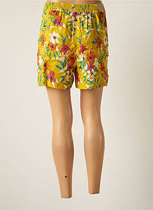 Short coupe droite taille haute jaune SALSA femme