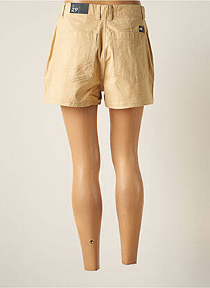 Short fermeture zippée sous rabat boutonné taille normale beige TOMMY HILFIGER femme