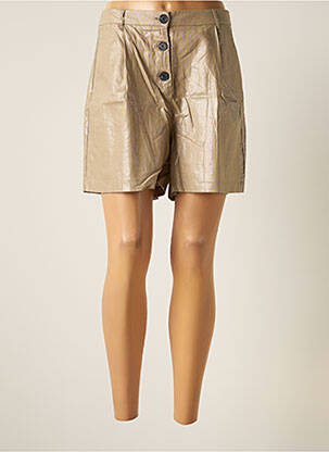 Short coupe droite beige VERO MODA femme