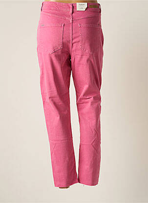 Jean coupe mom poches taille haute rose B.YOUNG femme