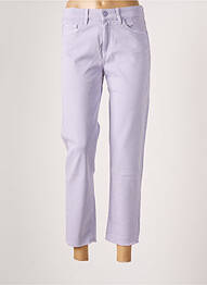 Pantalon 7/8 taille haute taille haute violet SALSA femme