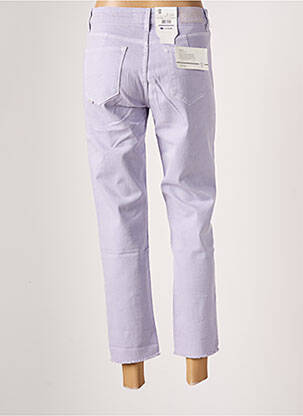 Pantalon 7/8 taille haute taille haute violet SALSA femme