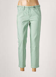 Pantalon 7/8 stretch taille normale vert FREEMAN T.PORTER femme