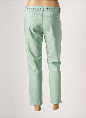 Pantalon 7/8 stretch taille normale vert FREEMAN T.PORTER femme