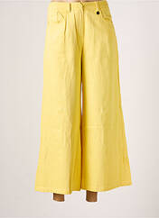 Pantalon 7/8 jaune BSB pour femme seconde vue