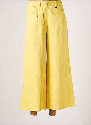 Pantalon 7/8 jaune BSB pour femme