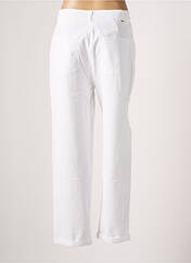 Pantalon droit blanc REIKO pour femme seconde vue