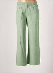 Pantalon large vert REIKO pour femme seconde vue