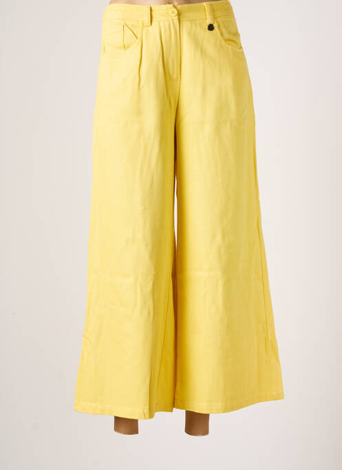 Pantalon 7/8 jaune BSB pour femme