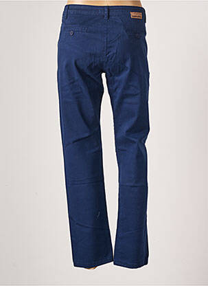 Pantalon chino tissage popeline taille normale bleu PAKO LITTO femme