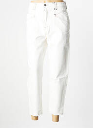 Jean coupe mom poches taille haute blanc TOMMY HILFIGER femme