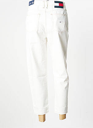 Jean coupe mom poches taille haute blanc TOMMY HILFIGER femme