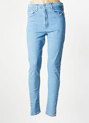 Jeans coupe slim stretch taille haute bleu LEVI'S femme