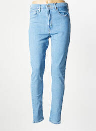 Jeans coupe slim stretch taille haute bleu LEVIS femme