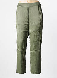 Pantalon droit taille haute taille haute vert PAKO LITTO femme