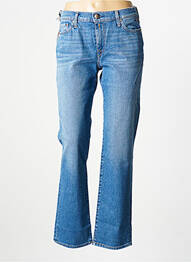 Jeans coupe droite stretch taille normale bleu REPLAY femme