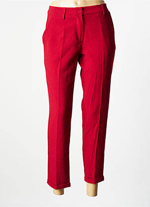 Pantalon 7/8 rouge PAKO LITTO pour femme