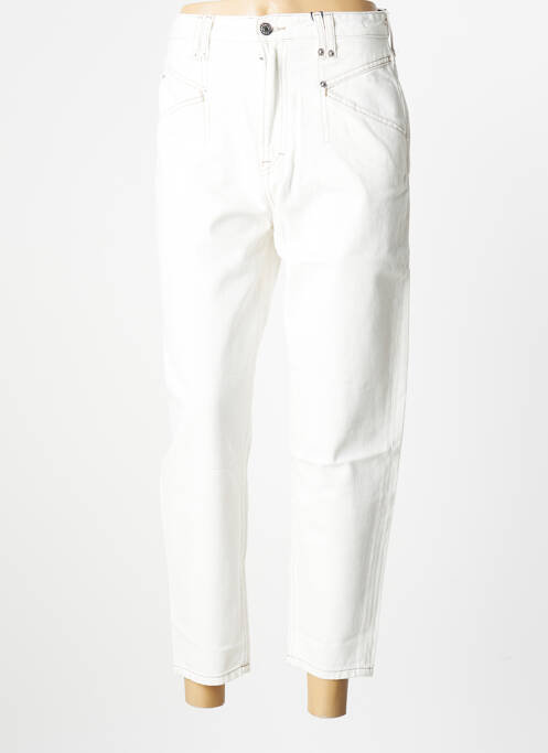 Jean coupe mom poches taille haute blanc TOMMY HILFIGER femme