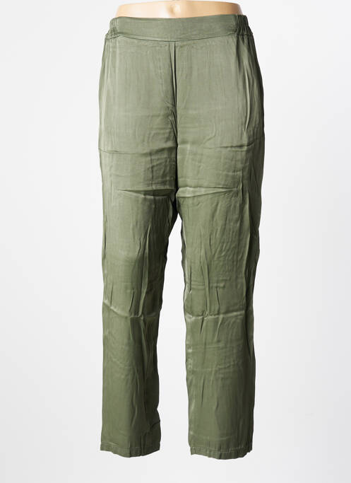 Pantalon droit taille haute taille haute vert PAKO LITTO femme