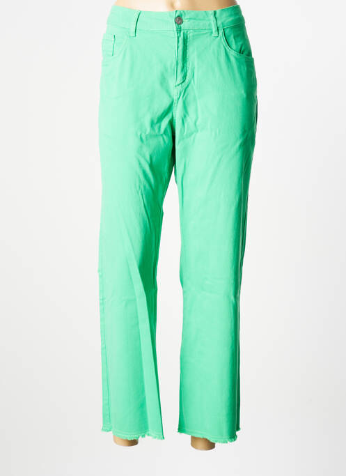 Pantalon 7/8 vert SIGNE NATURE pour femme