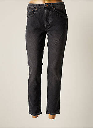 Jean coupe mom poches taille haute noir REIKO femme