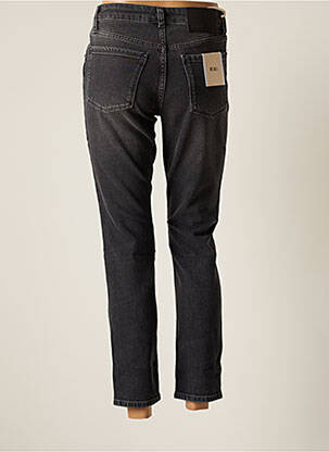 Jean coupe mom poches taille haute noir REIKO femme