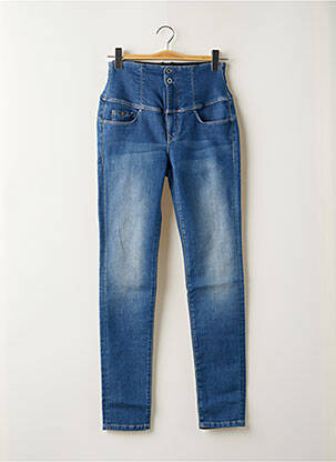 Jeans coupe slim slim taille haute bleu SALSA femme