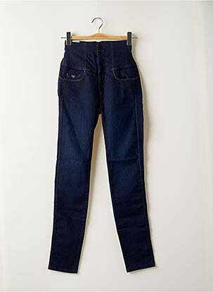 Jeans coupe slim slim taille haute bleu SALSA femme