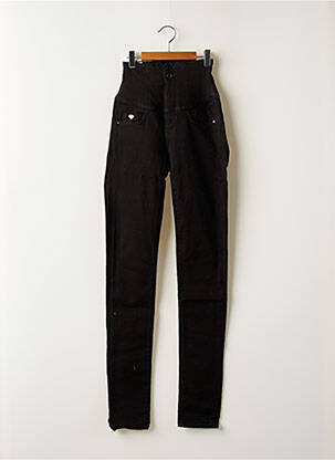 Jeans coupe slim slim taille haute noir SALSA femme